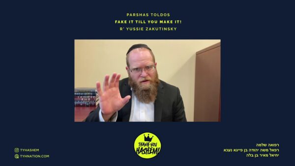 Parshas Toldos – 2020/5781