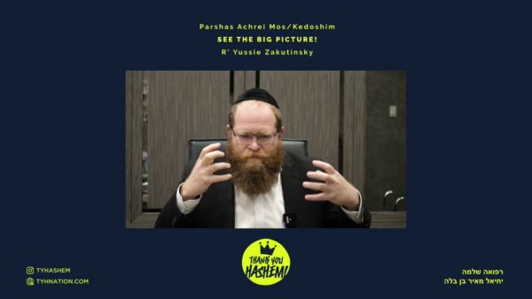 Parshas Achrei Mos/Kedoshim