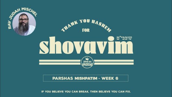 Shovavim | Parshas Mishpatim – Week 6