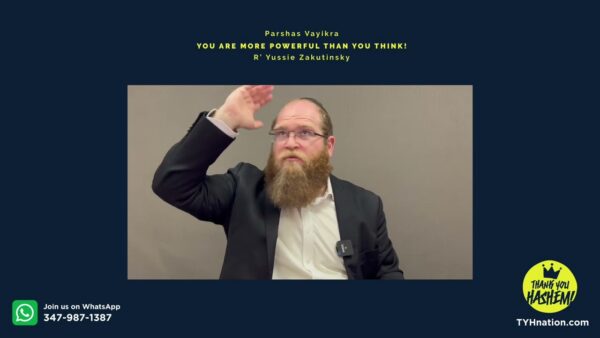 Parshas Vayikra: You are more powerful than you think