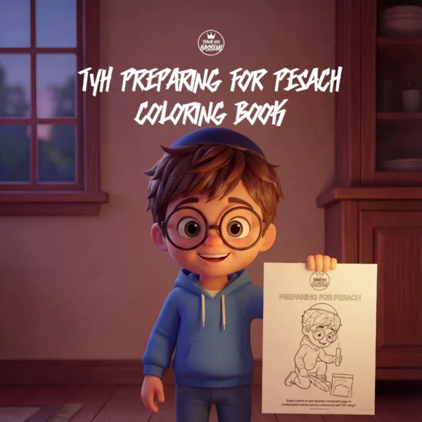 Preparing For Pesach Coloring Book