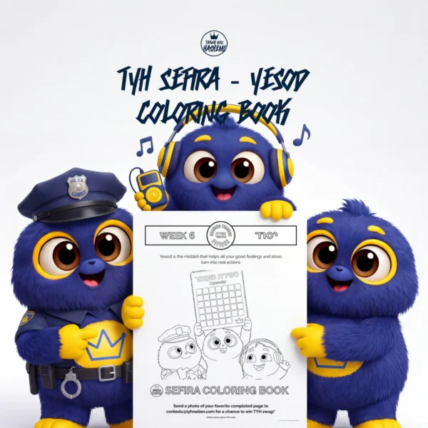 Sefira – Yesod Coloring Book