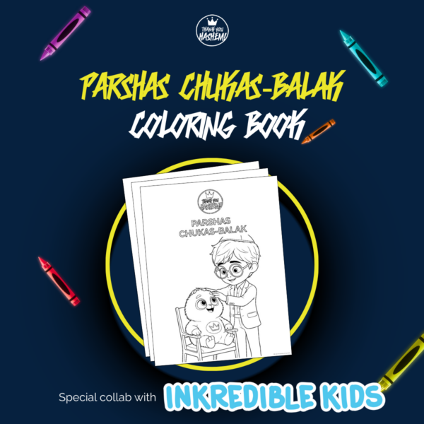 Parshas Chukas-Balak Coloring Book