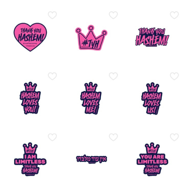 TYH Pink Stickers