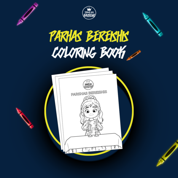 Parshas Bereishis Coloring Book