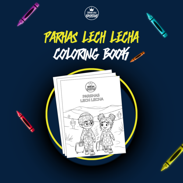 Parshas Lech Lecha Coloring Book